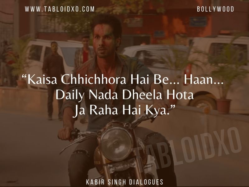 kabir singh dialogue