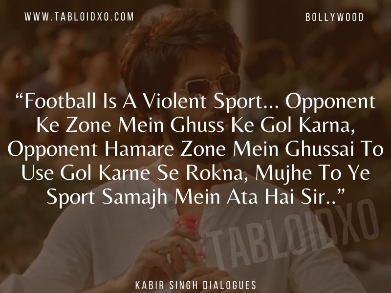 kabir singh dialogue