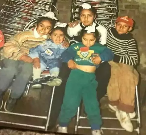 diljit singh childhood pics