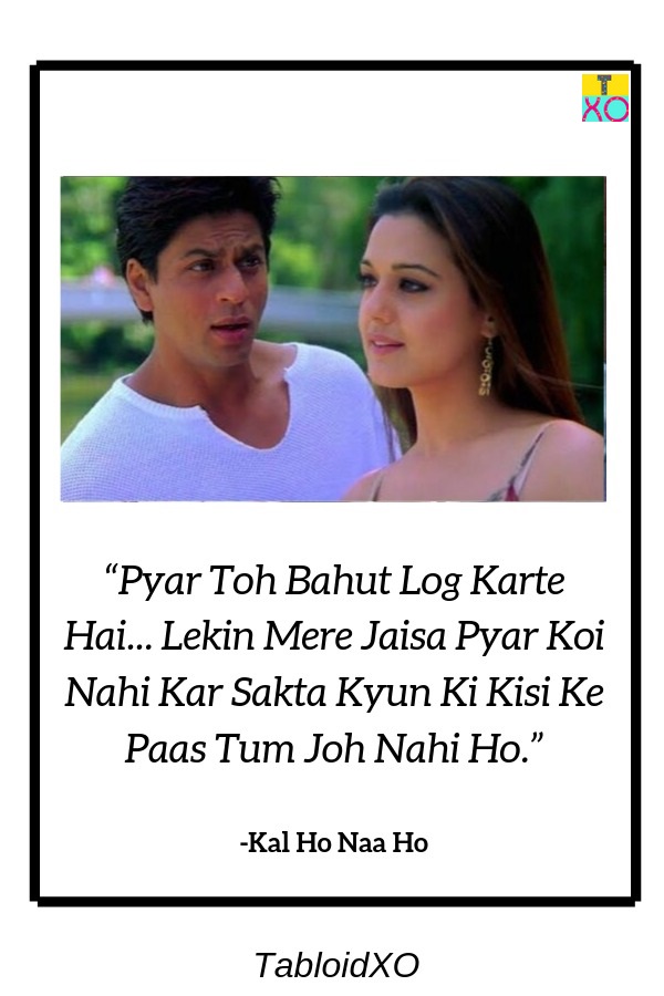 romantic dialogue in hindi, bollywood romantic dialogues