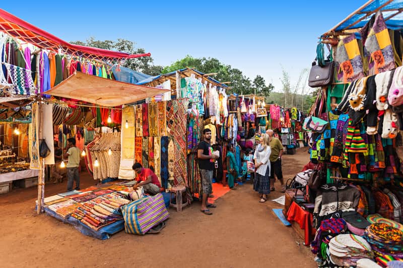 Famous markets goa