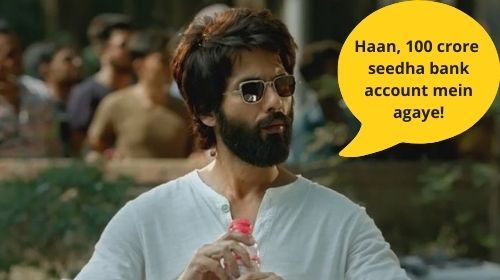 shahid kapoor deal