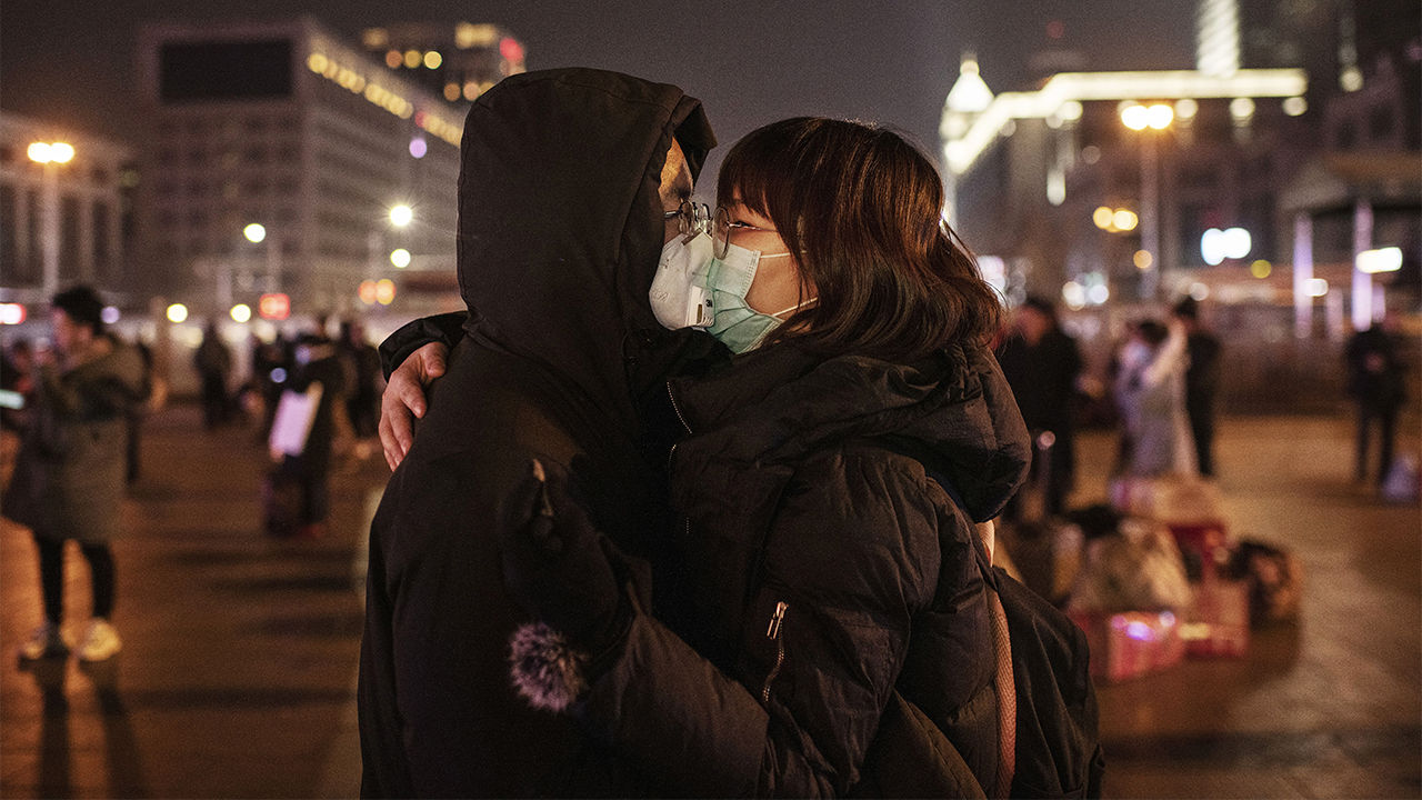couple in china coronavirus