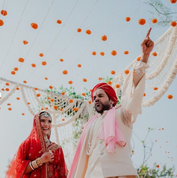 Rajkummar and Patralekha Wedding Pic