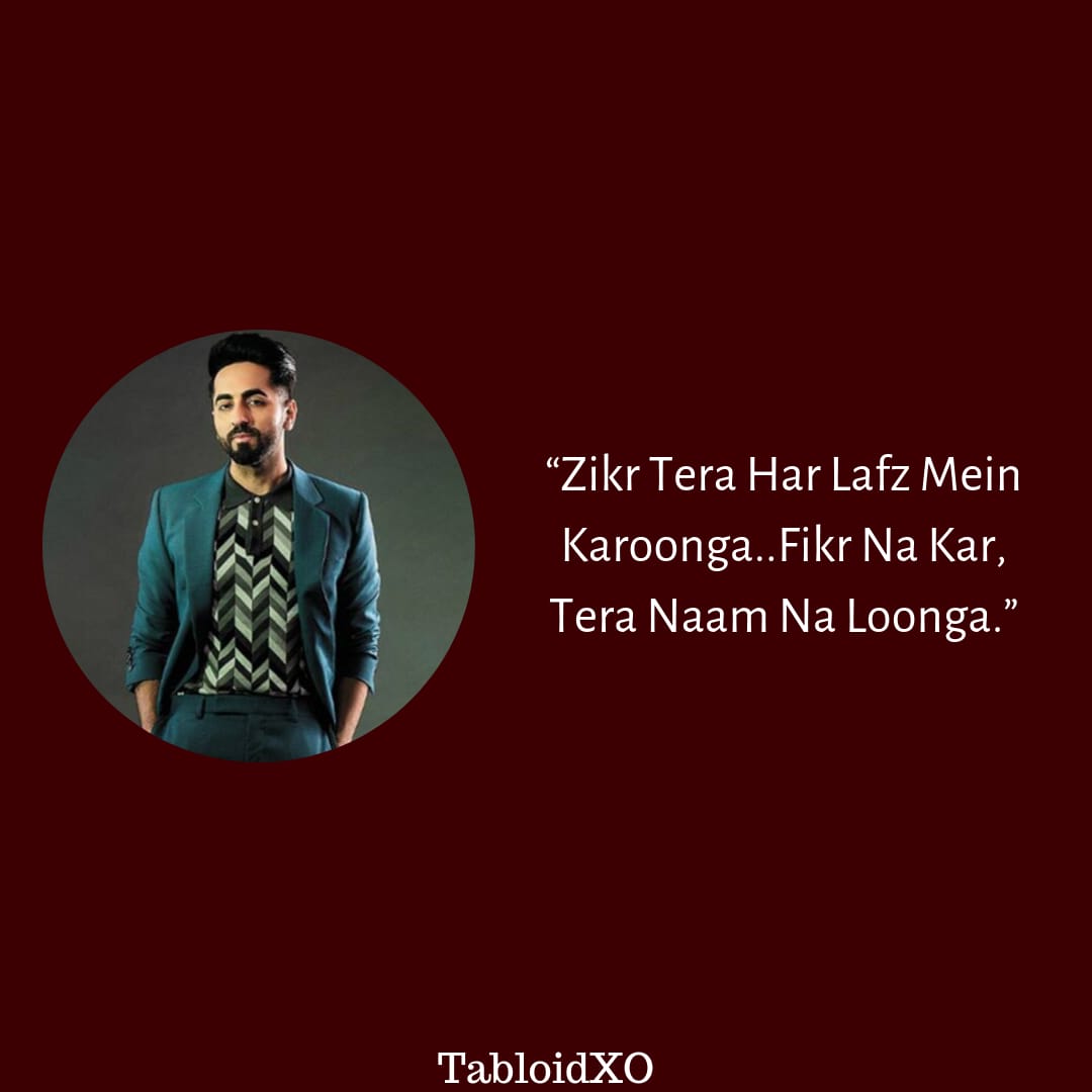 ayushmann khurrana poetry