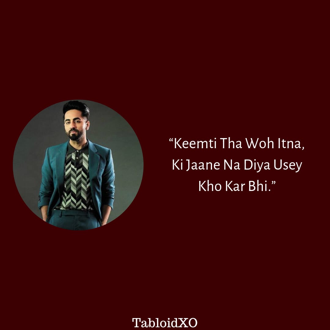 ayushmann khurrana poetry