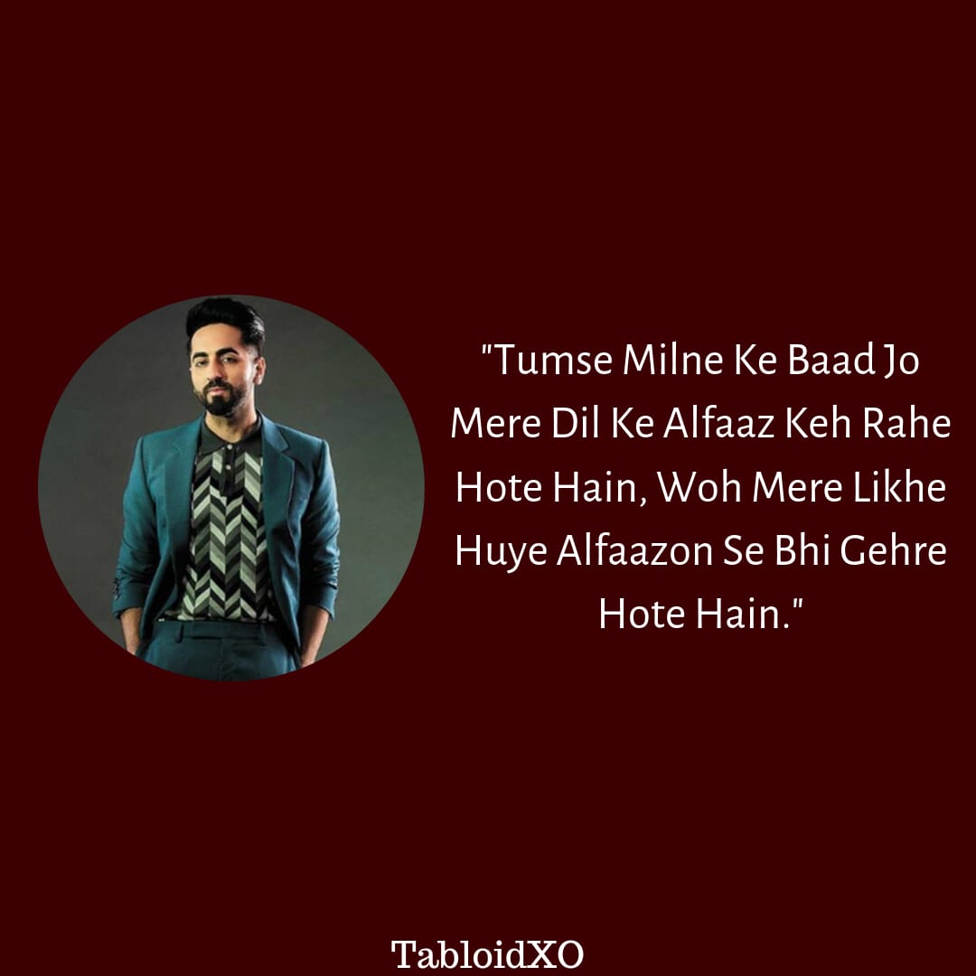 ayushmann khurrana poetry