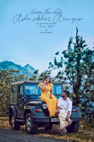 kerala couple pre wedding photo shoot against CAA and NRC