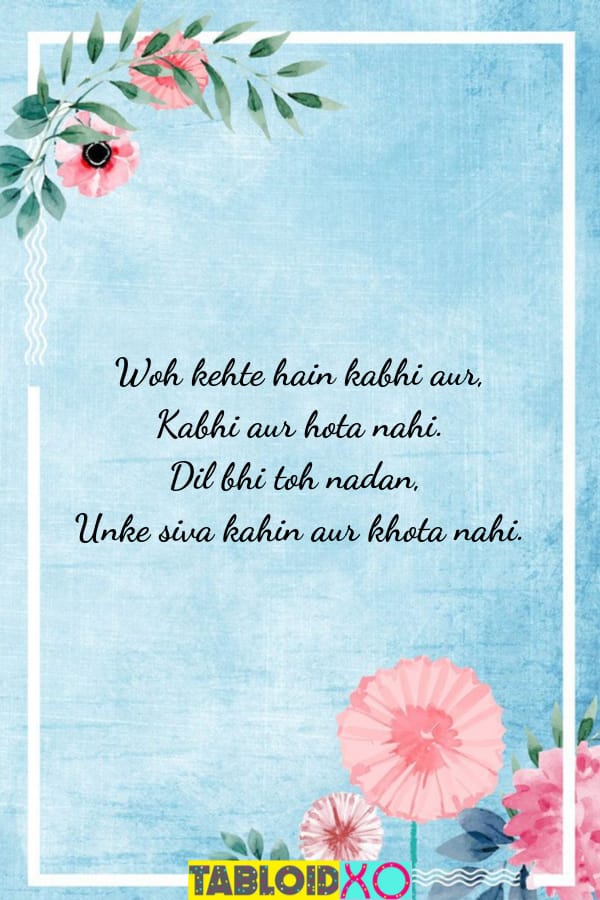 romantic love shayari