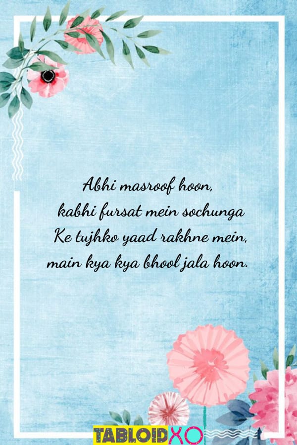 romantic love shayari