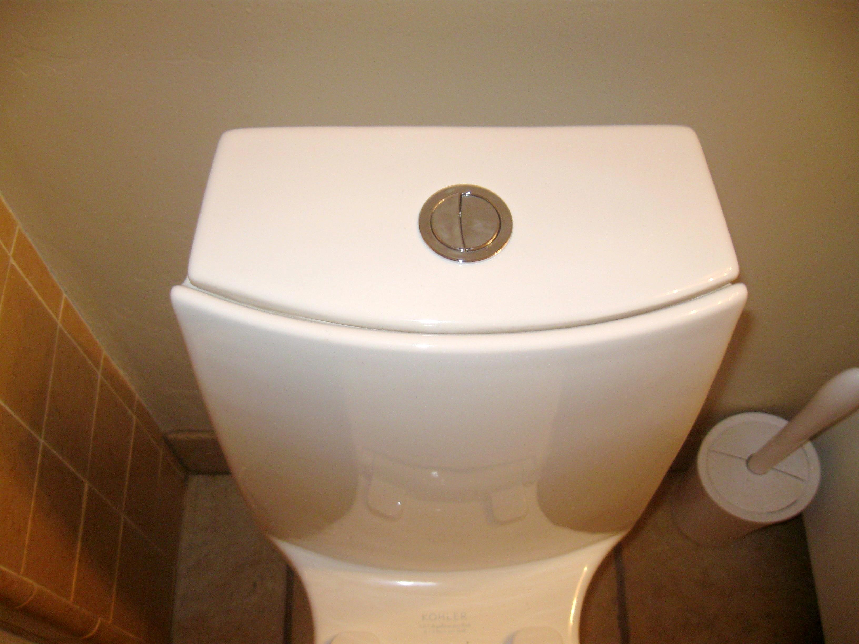 Here's why toilet flush has one large and one small button