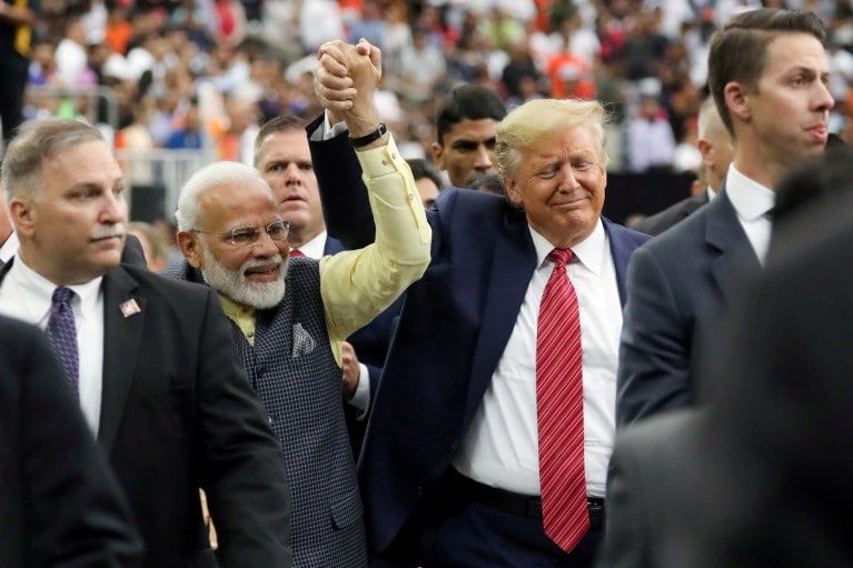 trump tweets todat before india visit