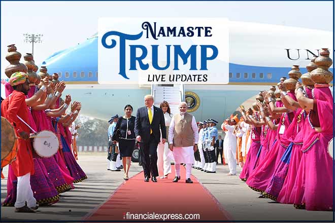 trump tweets todat before india visit