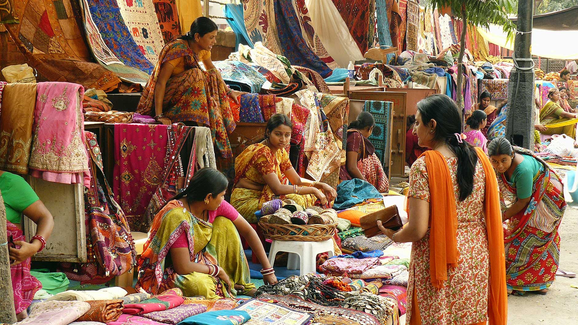 fabric market in delhi