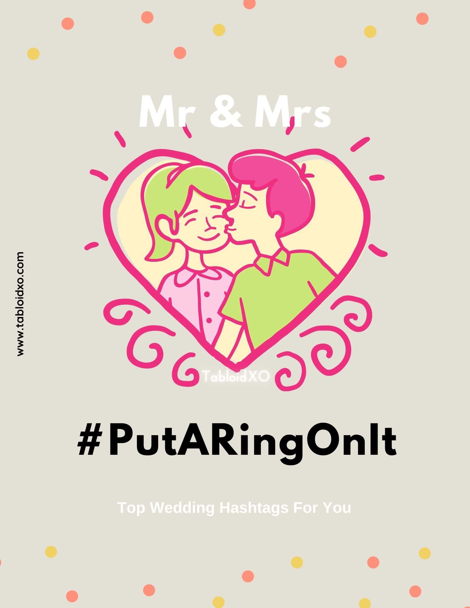 wedding hashtags