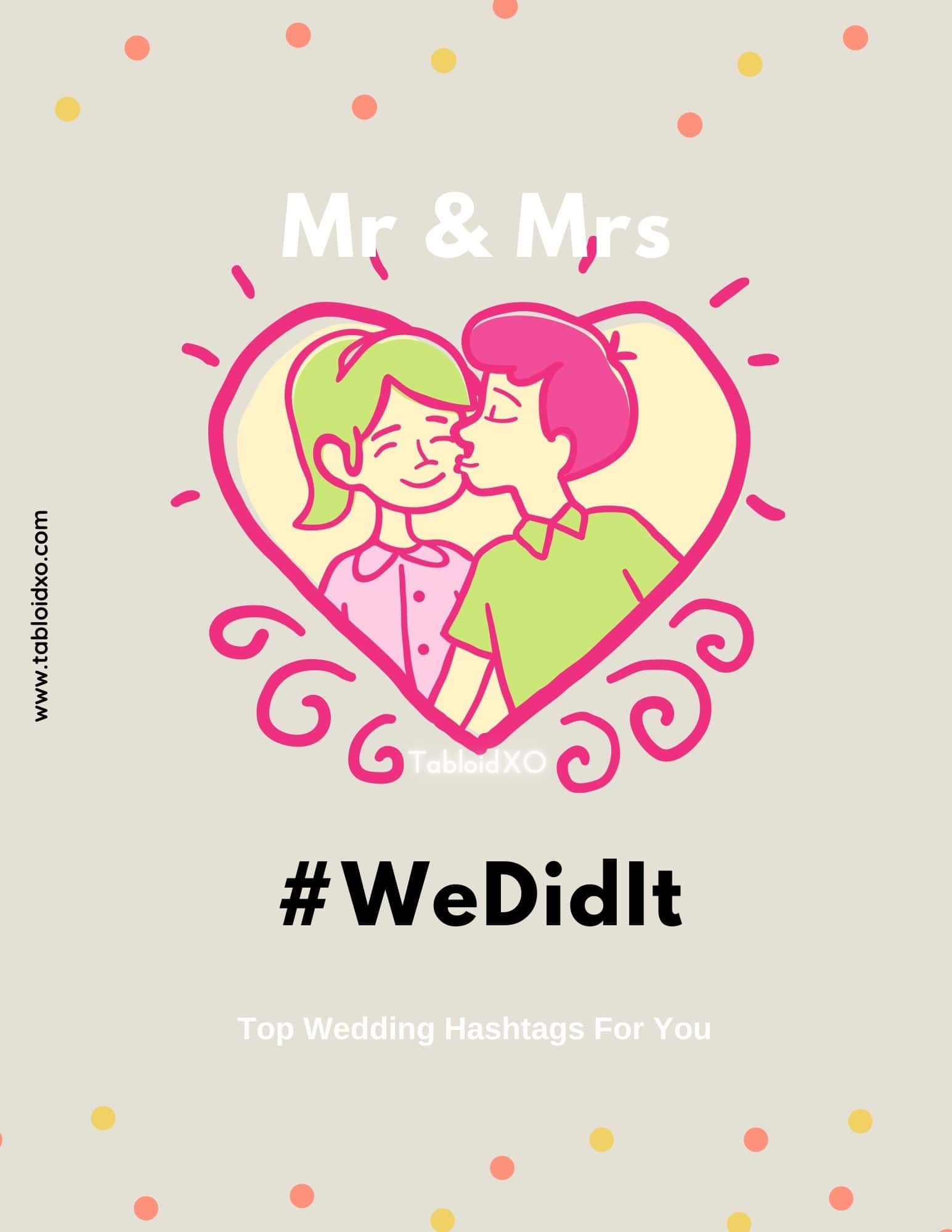 wedding hashtags